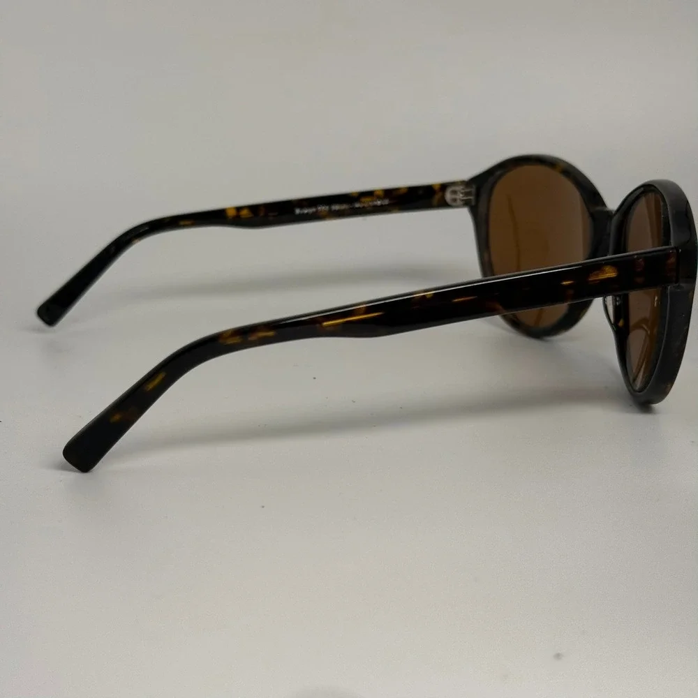 Warby Parker Evelyn 200 Sunglasses Tortoise Shell Round Cat Eye 58-17-140